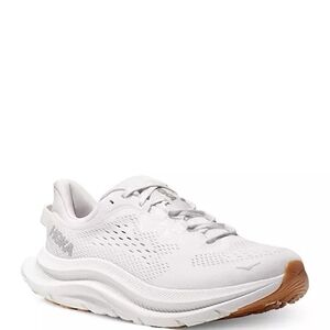 Hoka Women's White and Tan Athletic Shoes
